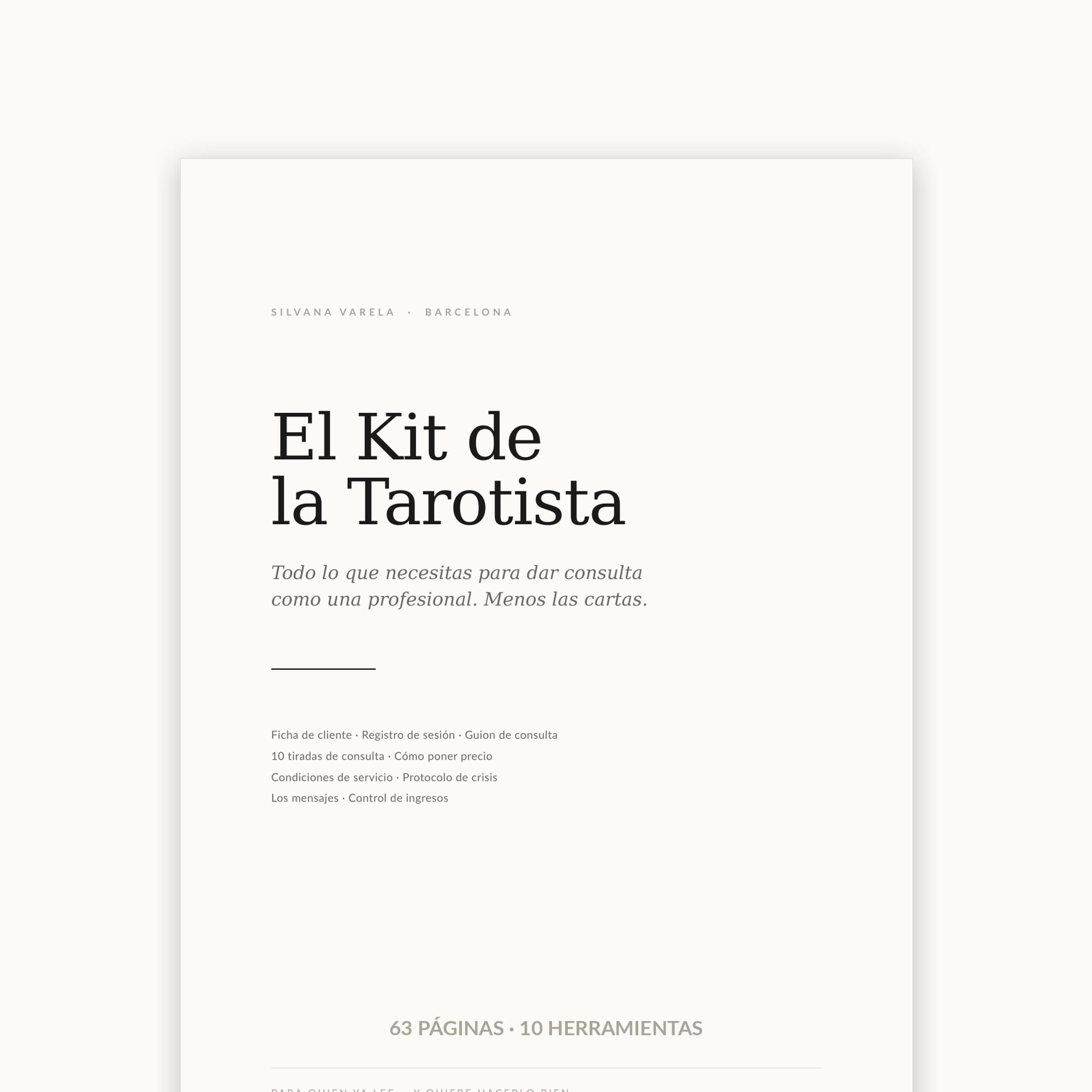 El Kit de la Tarotista - Imagen 4