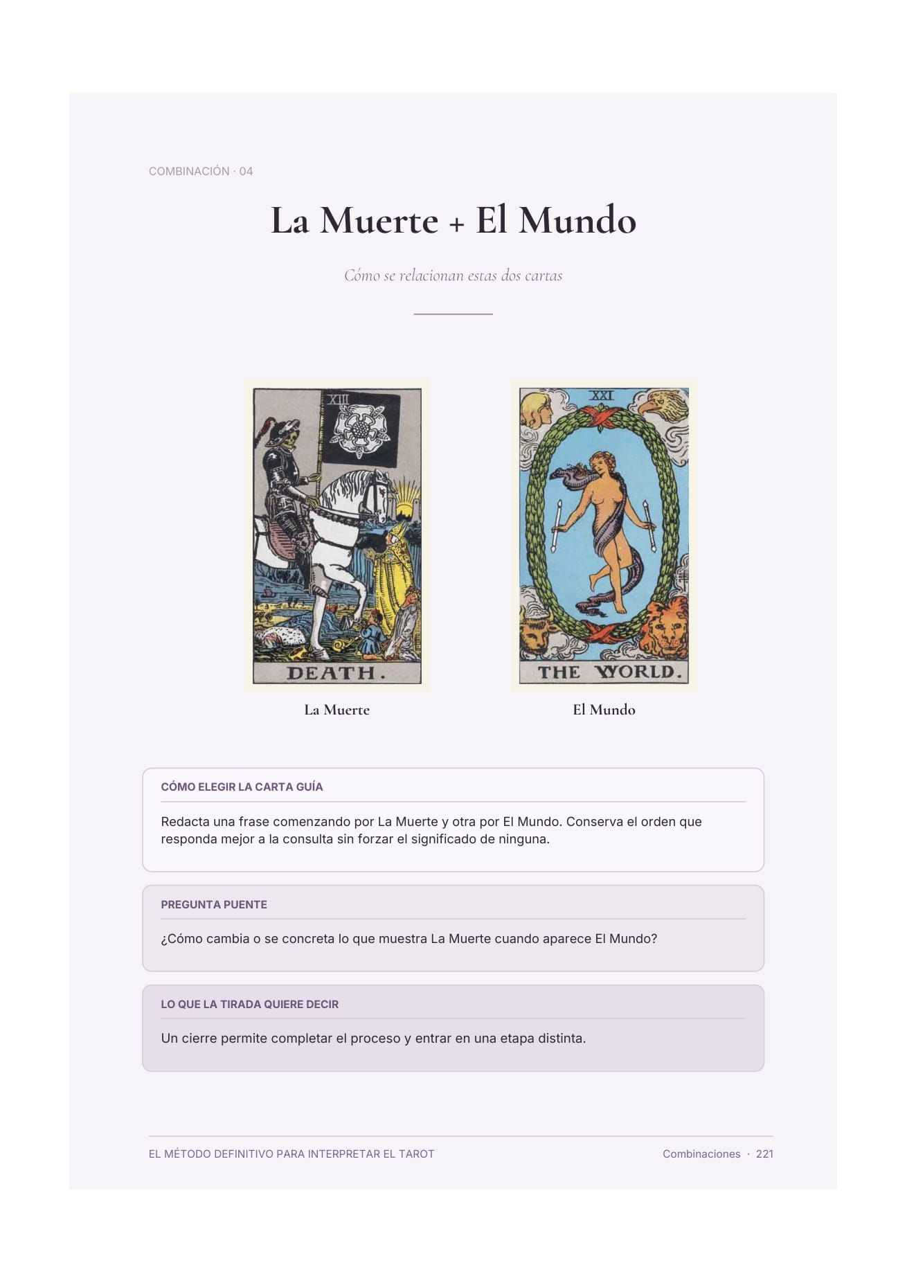 El método definitivo para interpretar el tarot · PDF imprimible - Imagen 5